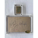 Load image into Gallery viewer, Jimi Hendrix, drummer Mitch Mitchell, and bassist Noel Redding signed autograph book and concert ticket with proof
