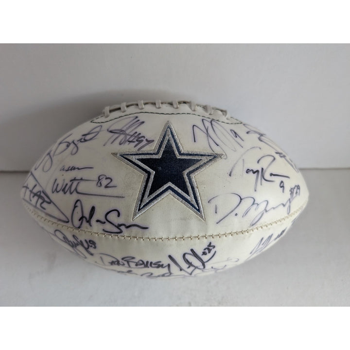 Dallas Cowboys Tony Romo DeMarco Murray Jason Witten team signed football