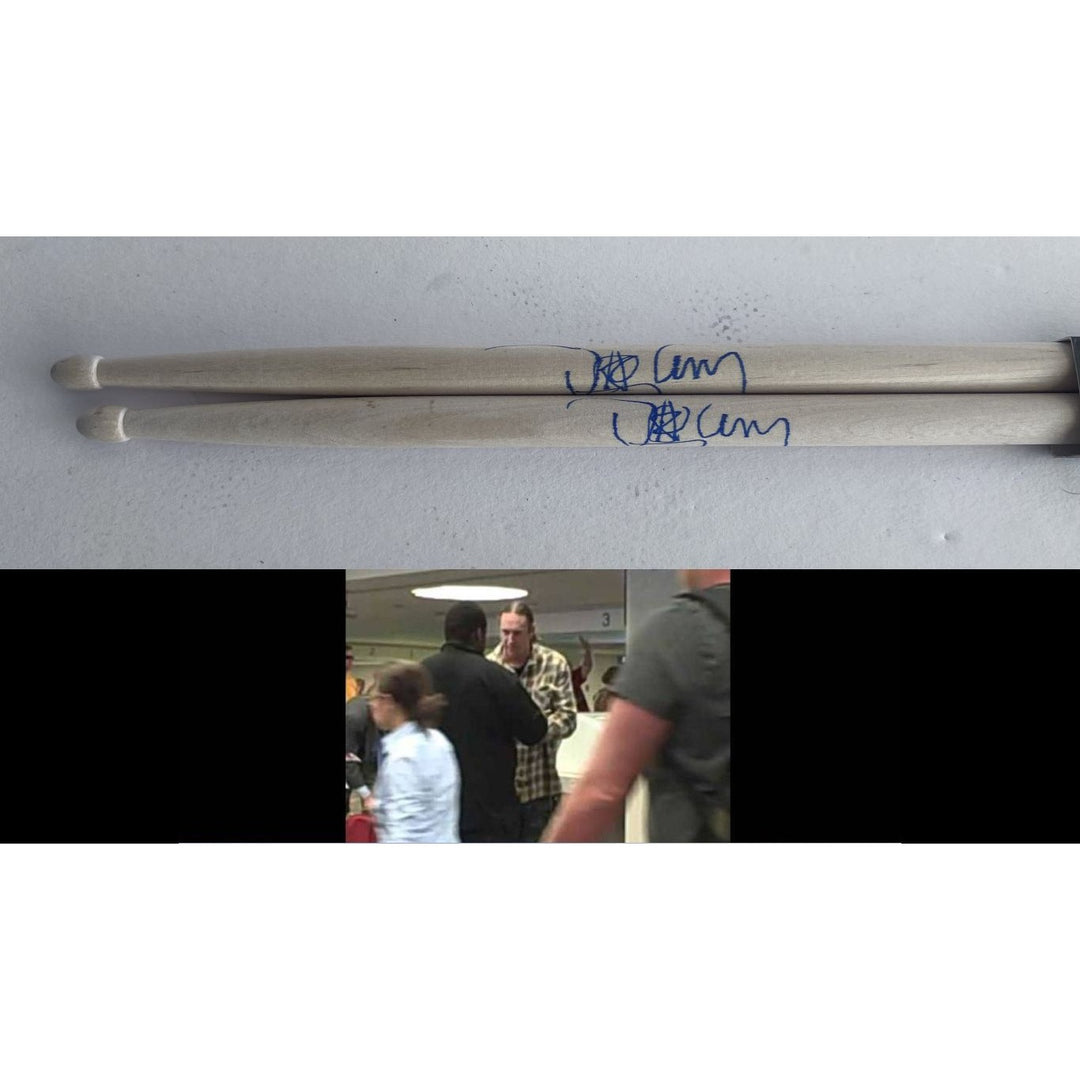 Danny Carey of Tool Drumstick signed with proof