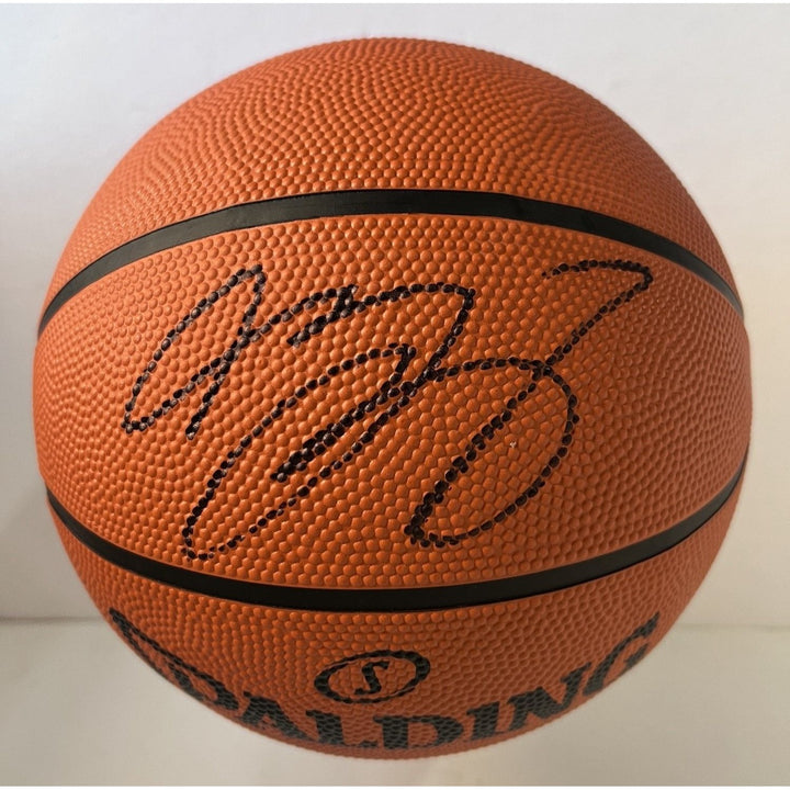 LeBron James Los Angeles Lakers full size Spalding basketball signed with proof