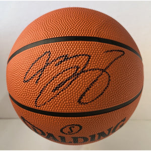 LeBron James Los Angeles Lakers full size Spalding basketball signed with proof