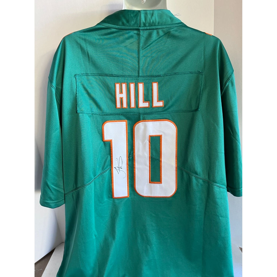 Tyreek Hill Miami Dolphins Nike size extra large game model jersey signed with proof