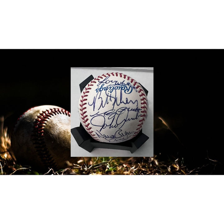 Kirk Gibson Willie Hernandez Sparky Anderson Detroit Tigers World Series champions team signed baseball with proof