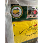 Load image into Gallery viewer, Tiger Woods Masters golf tournament pin flag with museum quality frame 24x27
