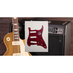 Load image into Gallery viewer, Mick Jagger Keith Richards Ronnie Wood Charlie Watts Fender Stratocaster Electric guitar pickguard signed with proof
