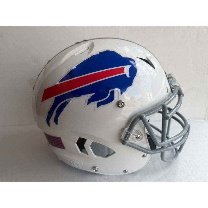 Josh Allen Buffalo Bills Riddell authentic full size helmet signed with proof.