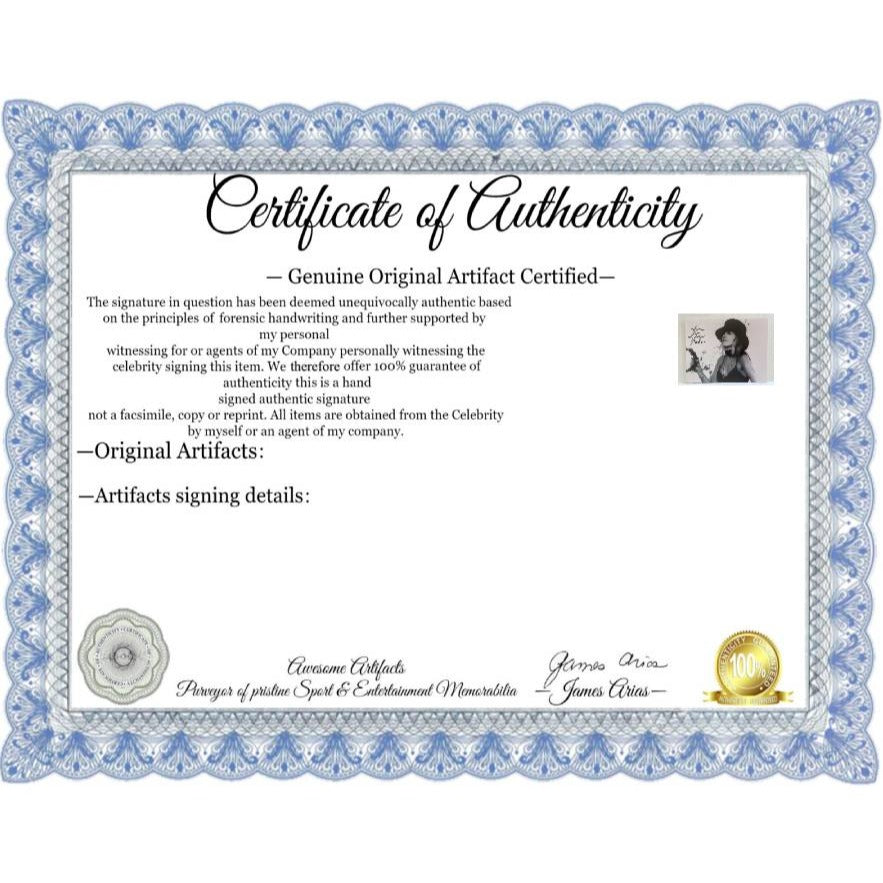 Stevie Nicks of Fleetwood Mac 8x10 photo signed with proof Awesome Artifacts