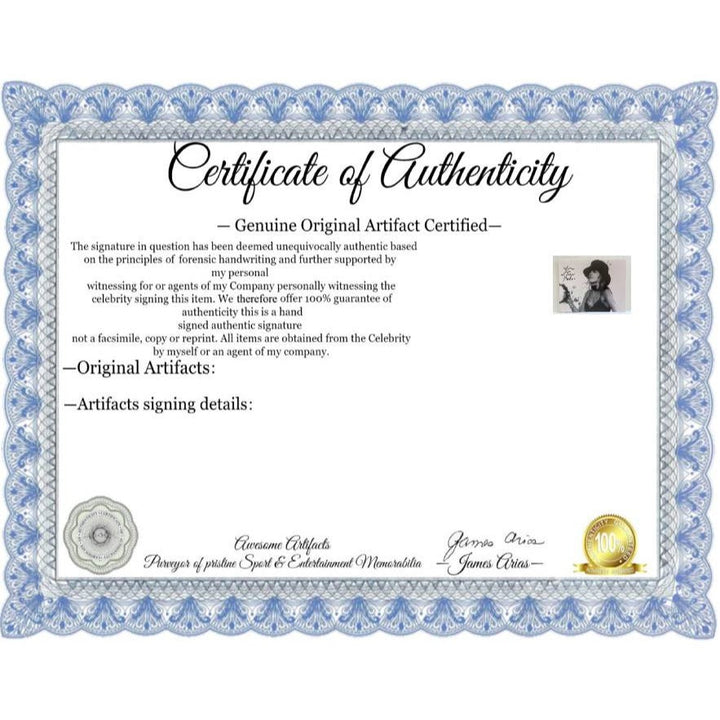 Stevie Nicks of Fleetwood Mac 8x10 photo signed with proof Awesome Artifacts