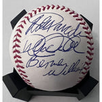 Load image into Gallery viewer, New York Yankees Derek Jeter Jorge Posada Bernie Williams Joe Torre official Rawlings MLB baseball signed with proof
