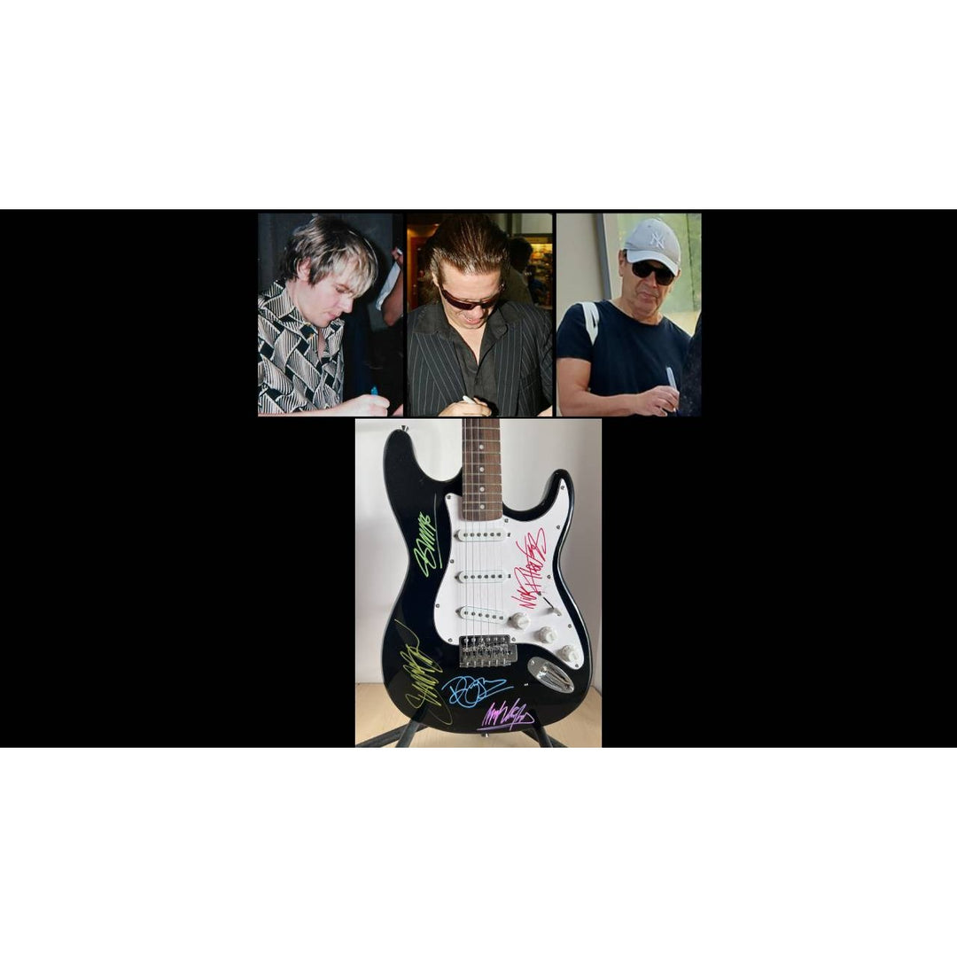 Simon Lebon Nick Rhodes John Taylor Andy Taylor Stratocaster full size electric guitar signed with proof