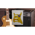Load image into Gallery viewer, Cream Eric Clapton Ginger Baker Jack Bruce Stratocaster electric pickguard signed with proof

