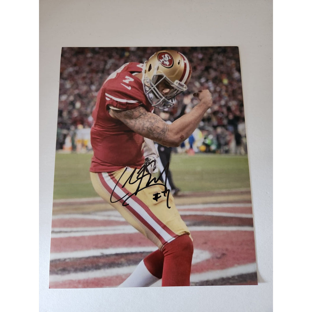 Colin Kaepernick 8x10 photo signed