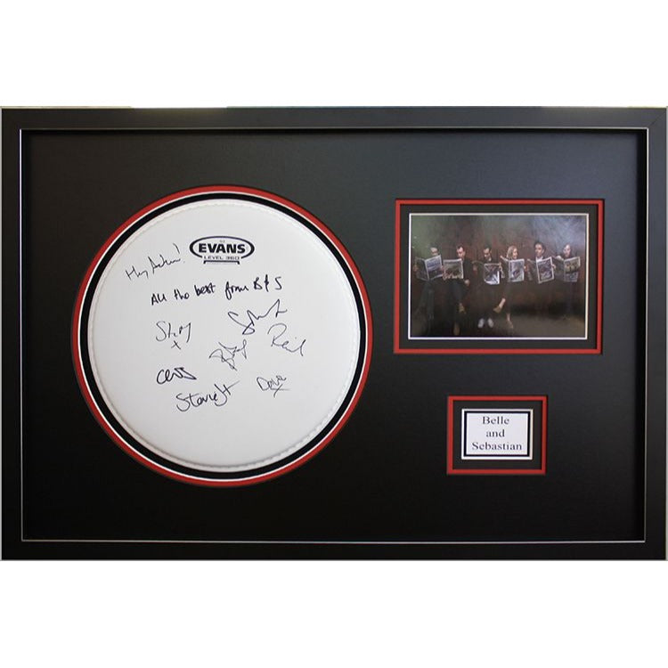 Iron Maiden one-of-a-kind drumhead signed with proof