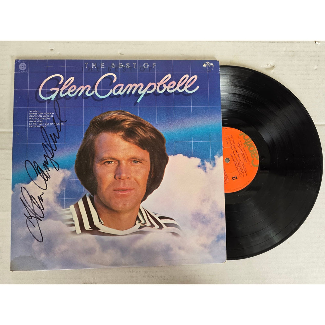Glen Campbell ''Hits'' LP signed with proof.