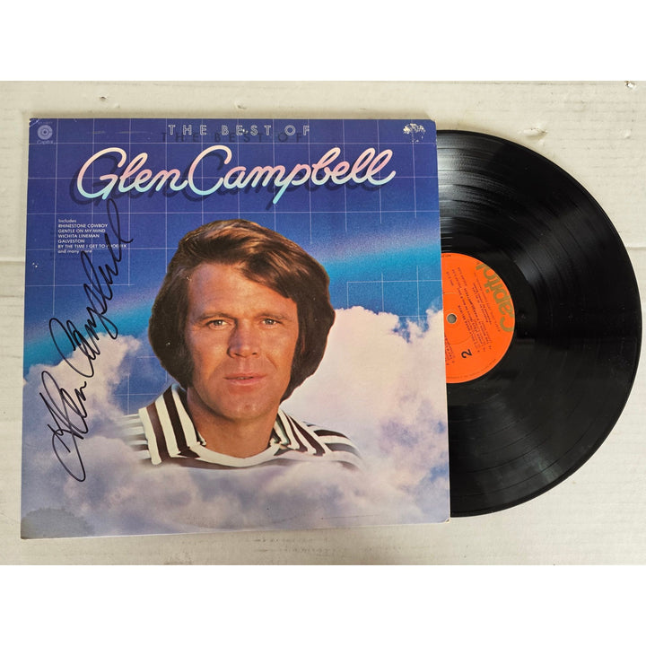 Glen Campbell ''Hits'' LP signed with proof.