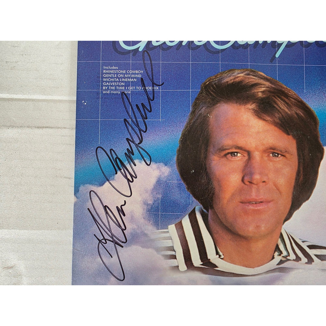 Glen Campbell ''Hits'' LP signed with proof.