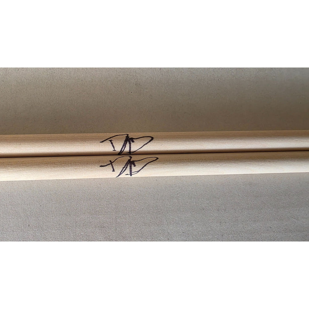 David Grohl Nirvana Foo Fighters drummer signed drumsticks with proof.