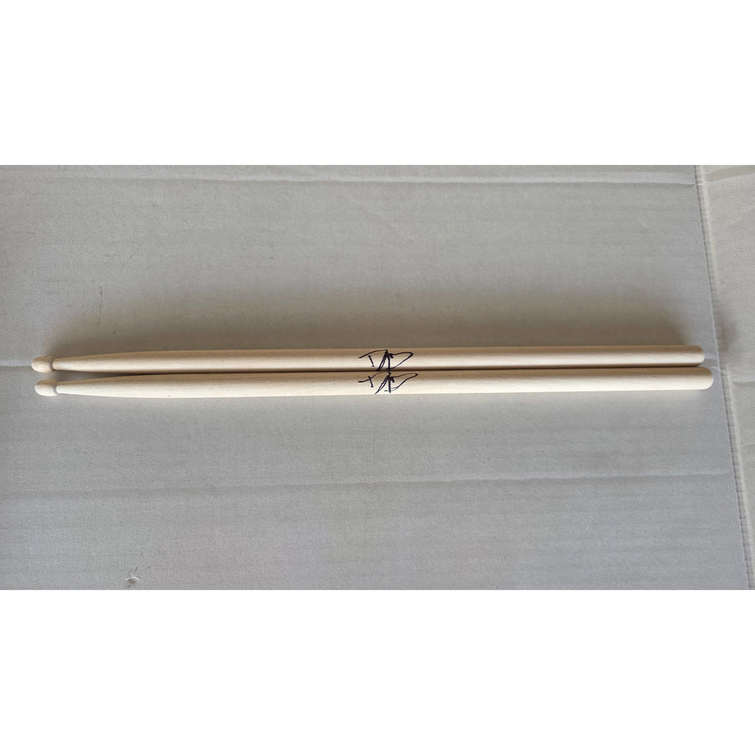 David Grohl Nirvana Foo Fighters drummer signed drumsticks with proof.