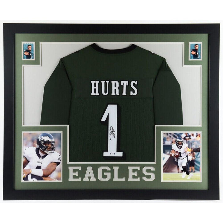 Jalen Hurts Philadelphia Eagles game model jersey xl team signed 2024 with proof 2025 SB champs