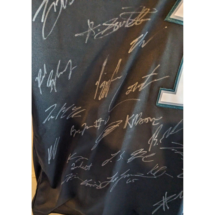 Jalen Hurts Philadelphia Eagles game model jersey xl team signed 2024 with proof 2025 SB champs