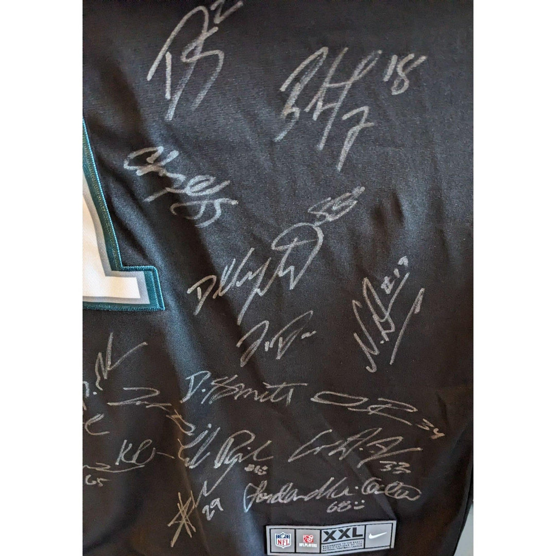 Jalen Hurts Philadelphia Eagles game model jersey xl team signed 2024 with proof 2025 SB champs