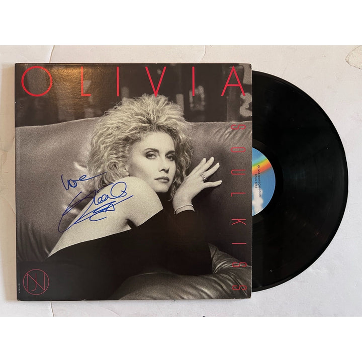 Olivia Newton-John Soul Kiss LP signed with proof