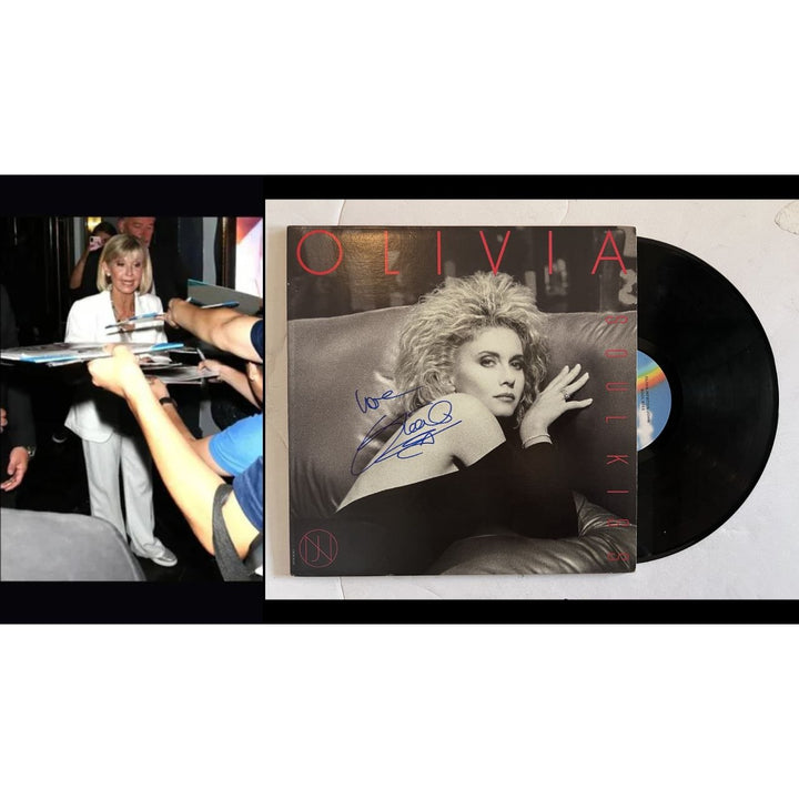 Olivia Newton-John Soul Kiss LP signed with proof