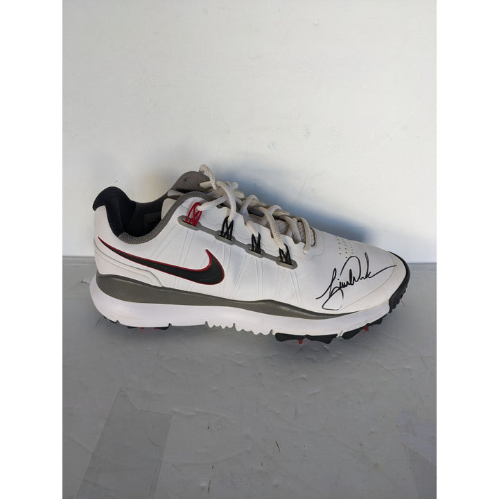 Tiger Woods "The GOAT" Nike Golf shoe signed with proof unique & rare size/11