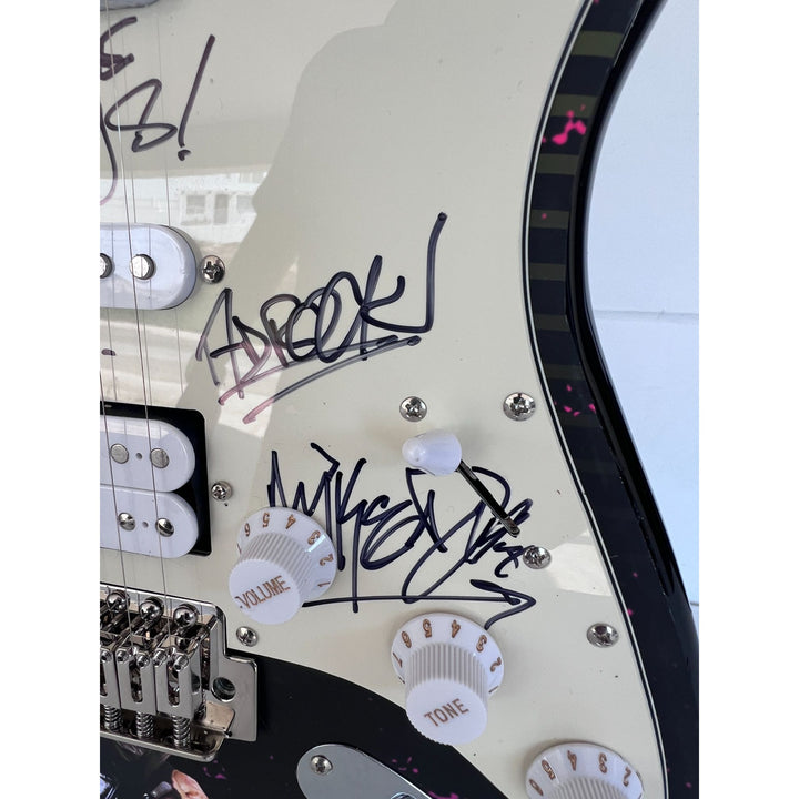 Adam Horowitz ''AD-Rock'', Michael ''Mike D'' Diamond, Adam ''MCA'' Yauch,  the Beastie Boys electric guitar signed with proof.