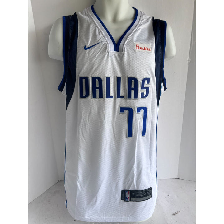 Luka Doncic Dallas Mavericks jersey signed with proof