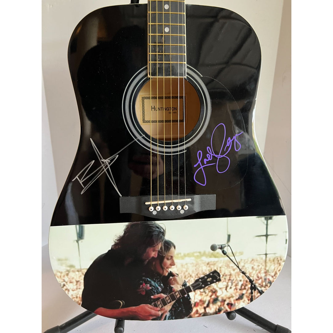 Bradley Cooper Lady Gaga "A Star Is Born" 39" one of a kind acoustic guitar signed with proof