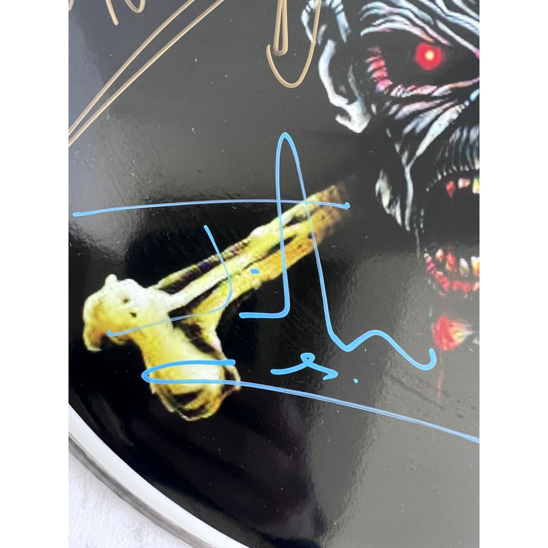 Iron Maiden one-of-a-kind drumhead signed with proof