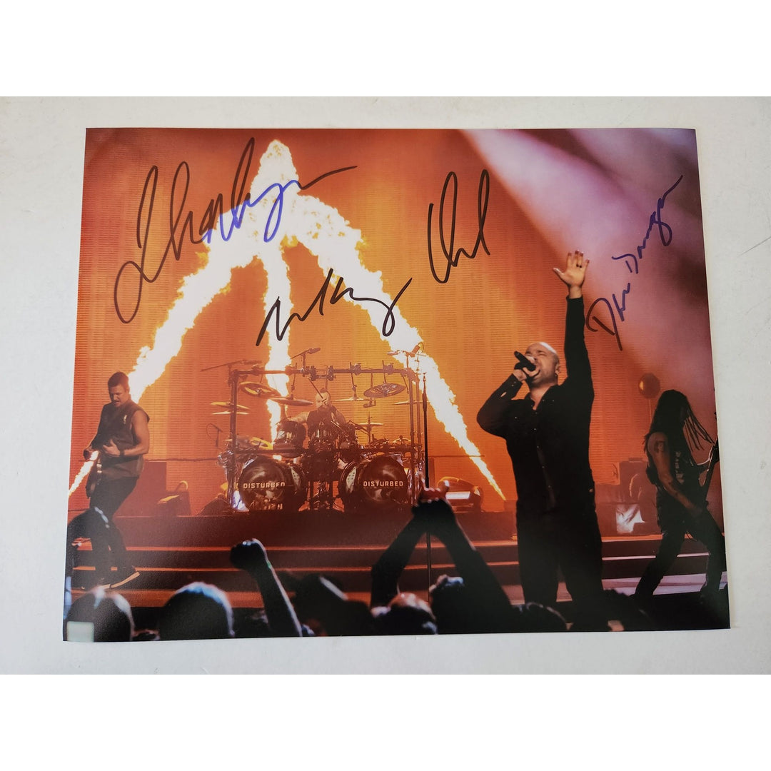 David Draiman Disturbed 8x10 photo signed with proof