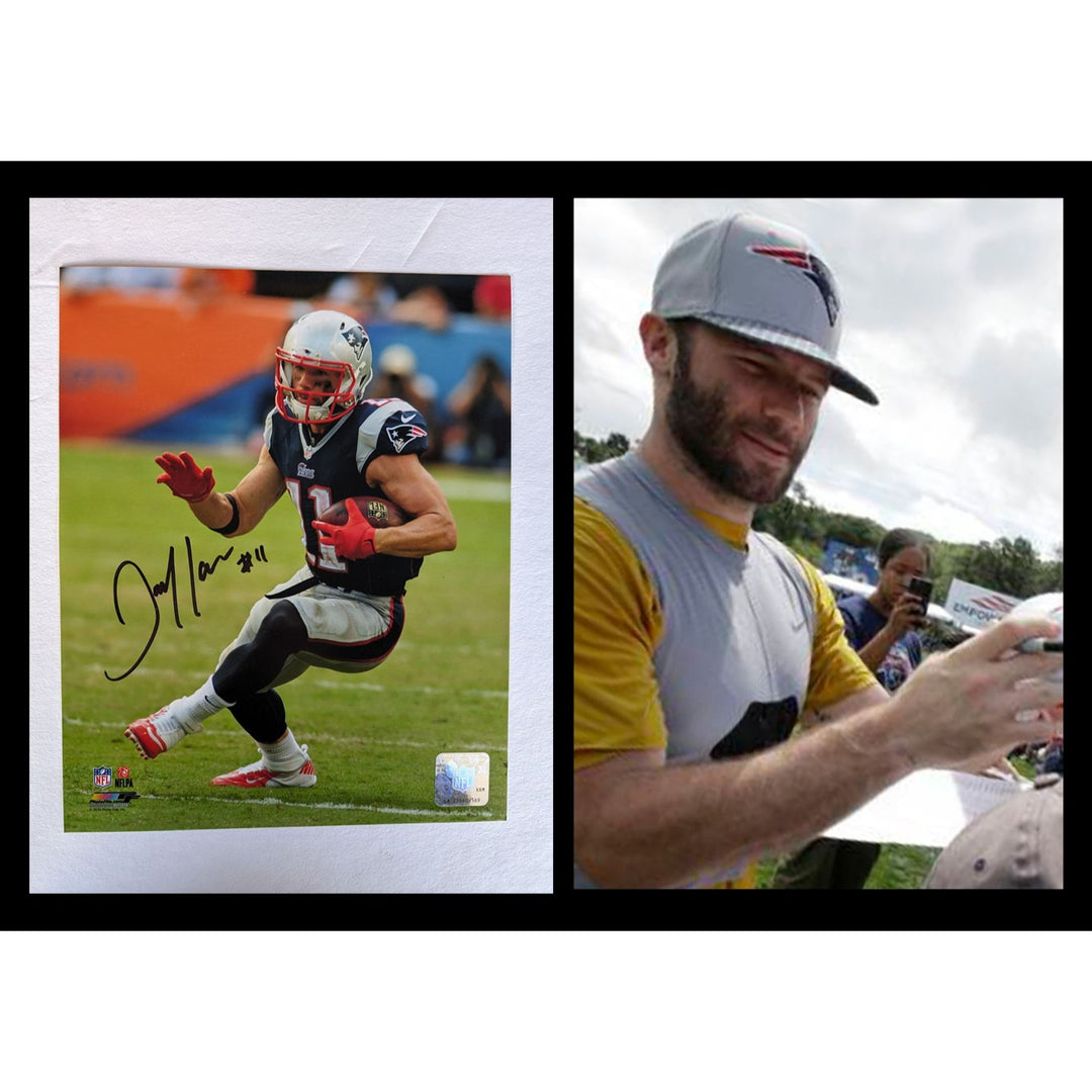 Julian Edelman New England Patriots future NFL Hall of Famer 8x10 photo signed with proof