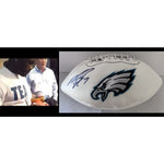 Load image into Gallery viewer, Philadelphia Eagles Michael Vick full size logo football signed
