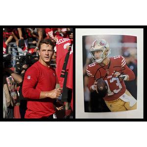 Brock Purdy San Francisco 49ers 5x7 photo signed with proof