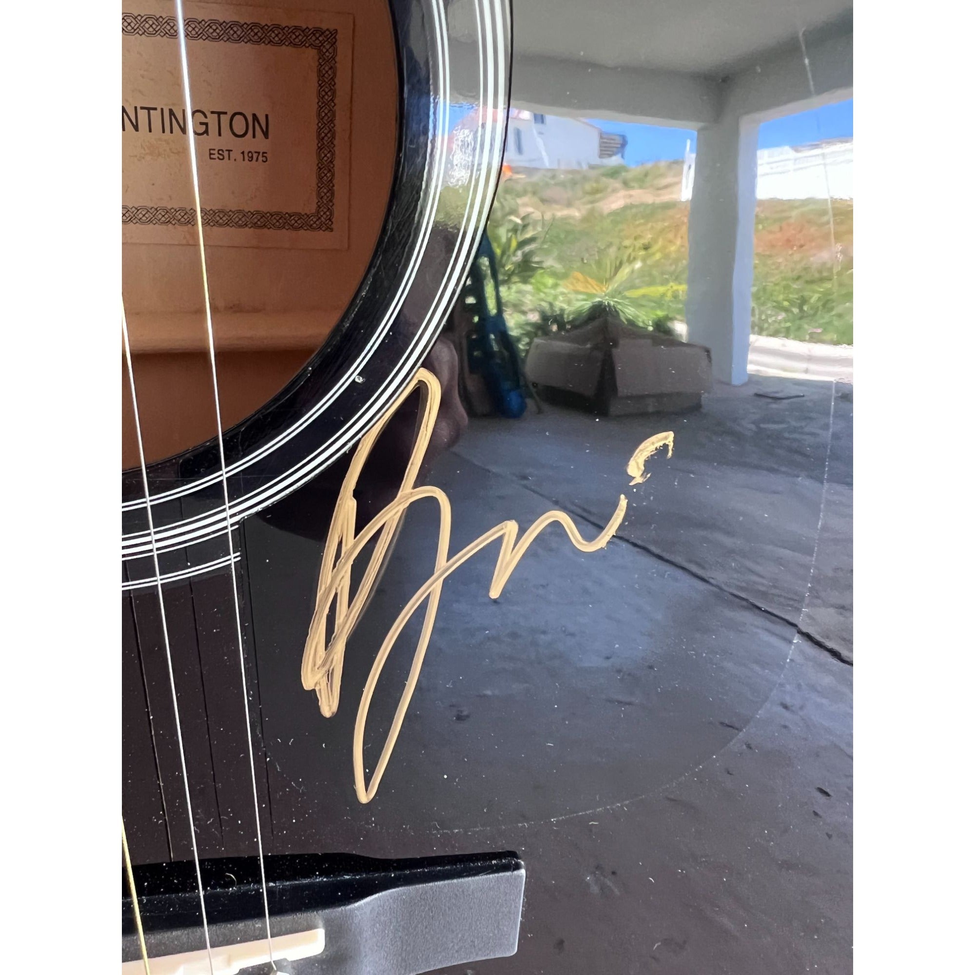 Backstreet Boys full size acoustic guitar signed with proof