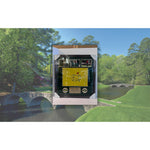 Load image into Gallery viewer, Tiger Woods and Jack Nicklaus Masters Golf pin flag signed and framed 29x31 with proof
