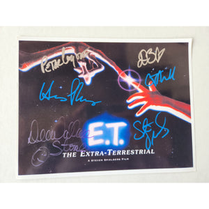 ET Drew Barrymore "Gertie" Steven Spielberg cast signed 8x10 photo with proof