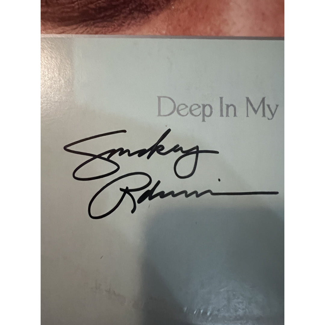 Smokey Robinson "Deep in My Soul" LP original signed with proof