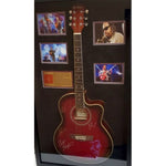 Load image into Gallery viewer, Teddy Gentry Randy Owen Jeff Cook Mark Herndon Alabama  full size acoustic one-of-a-kind guitar signed with proof
