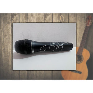 Garth Brooks microphone signed with proof