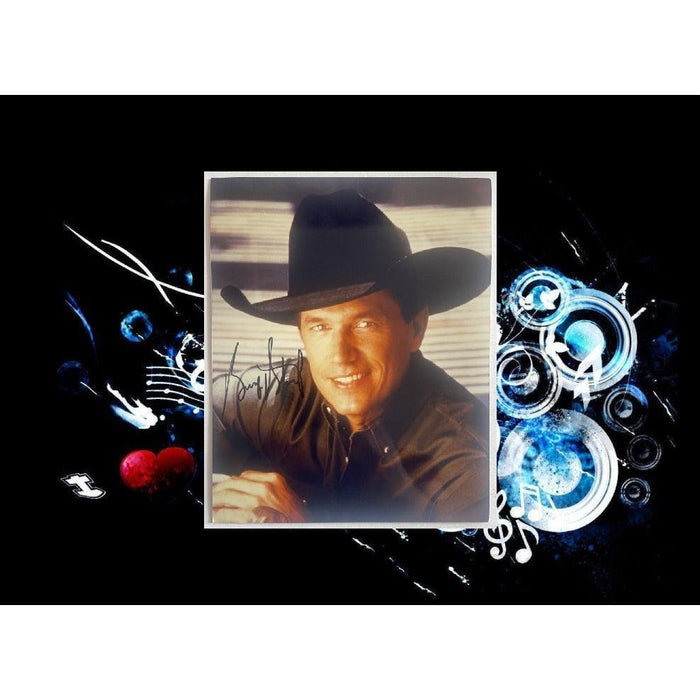 George Strait 8x10 photo signed