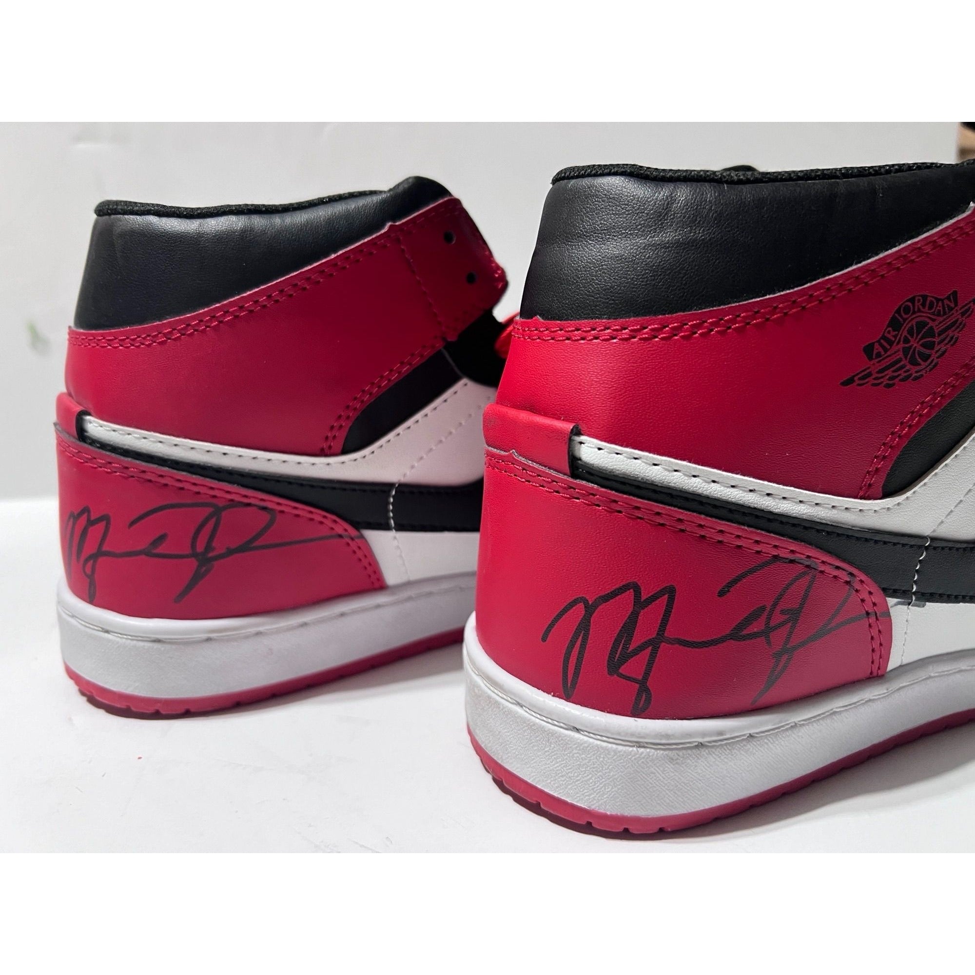 Michael Jordan Air Jordan Nike  shoes signed with proof