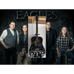 Load image into Gallery viewer, Don Henley Glenn Frey Joe Walsh Randy Meisner Don Felder the Eagles &quot; One of A kind 39&#39; inch full size acoustic guitar signed

