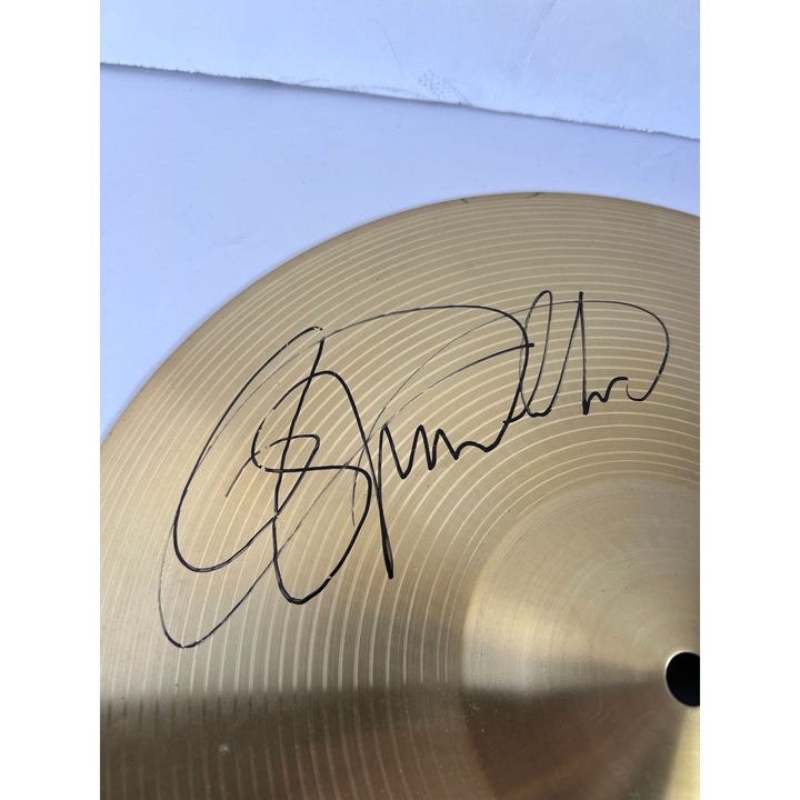 Pete Townshend John Entwistle  Roger Daltrey The Who cymbal signed with proof