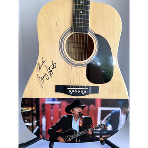 George Strait One of A kind 39' inch full size acoustic guitar signed with proof