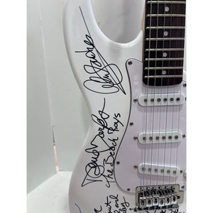 The Beach Boys Brian Wilson, Mike Love, Al Jardine, David Marks, Brian Johnston  guitar signed with proof