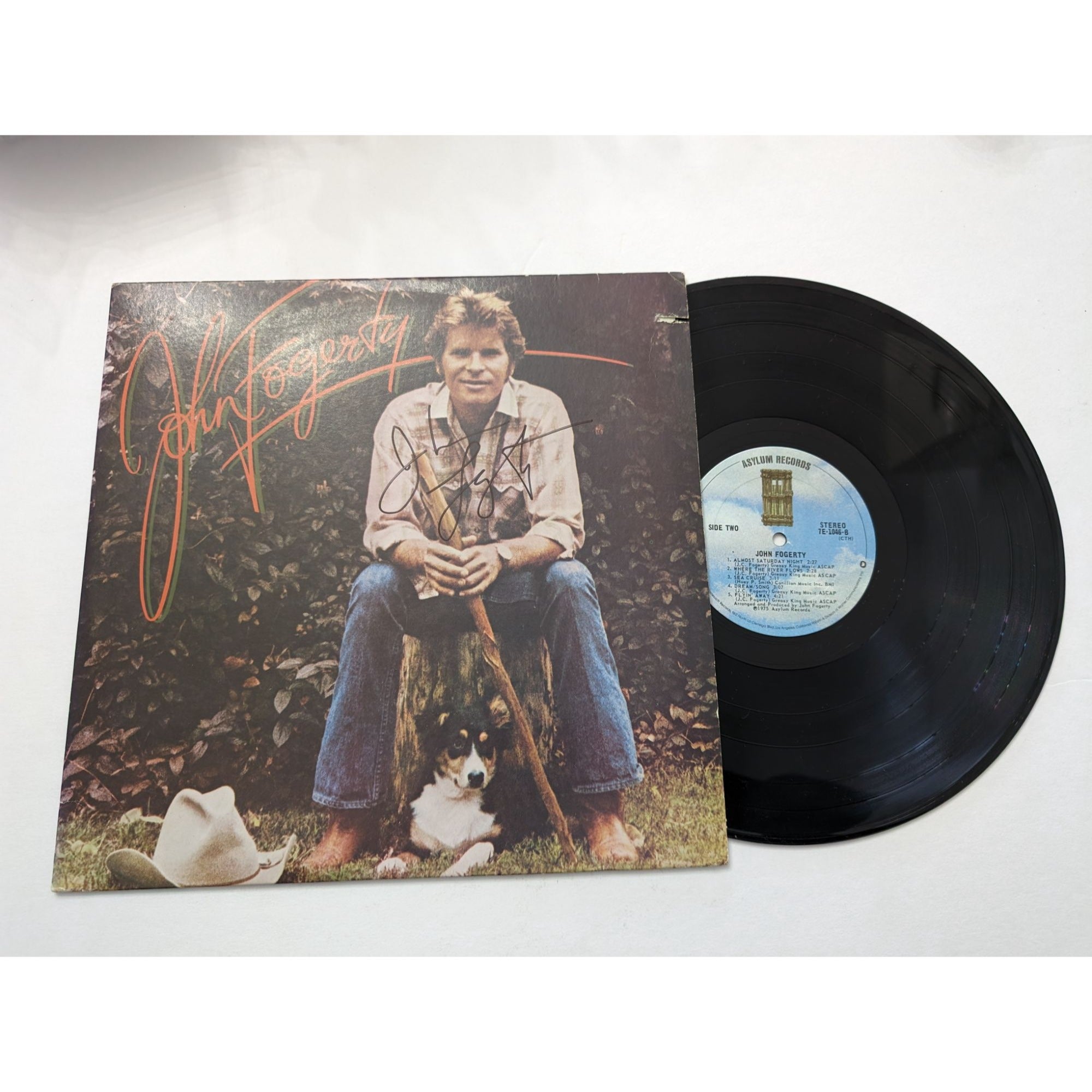 John Fogerty original LP signed with proof