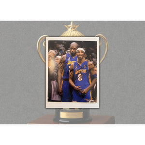 Shaquille O'Neal and Kobe Bryant Los Angeles Lakers 8 by 10 photo signed with proof